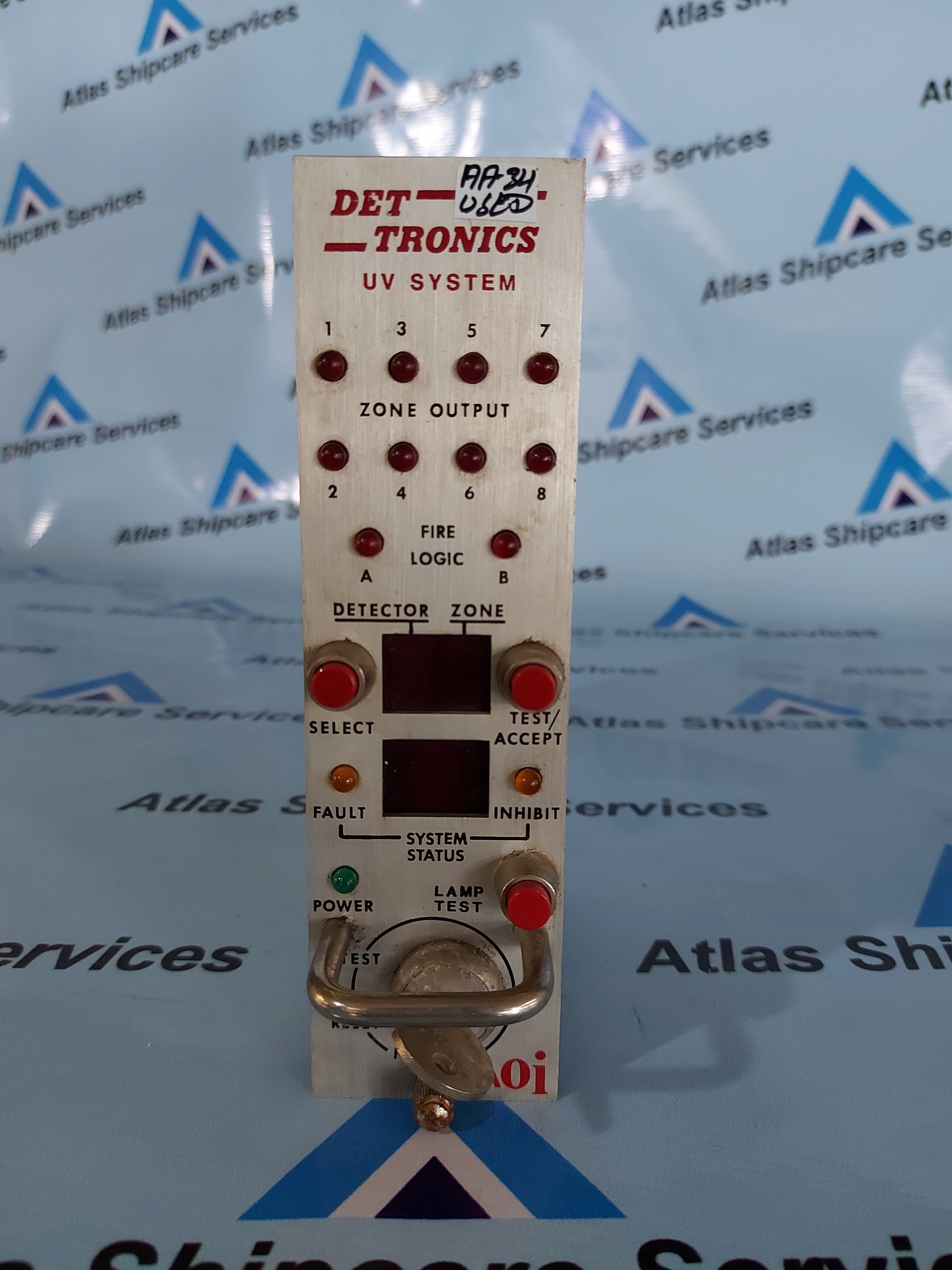 DET-TRONICS R7404 B7001 ULTRAVIOLET FLAME DETECTION SYSTEM CONTROLLER